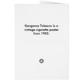 カンガルータバコ1900 (裏面)