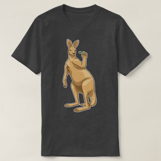 カンガルーダーツダーツ Tシャツ (デザイン正面)
