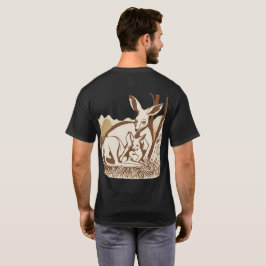 カンガルーデザイン Tシャツ