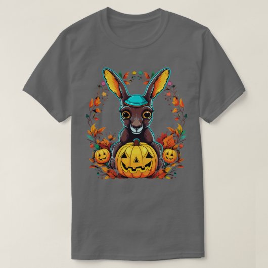 カンガルーハロウィーン Tシャツ (デザイン正面)