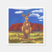 カンガルーパーティーセンター スタンダードカクテルナプキン (正面)