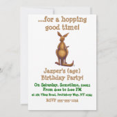 カンガルーパーティーセンター 招待状 (裏面)