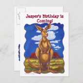 カンガルーパーティーセンター 案内ポストカード (正面/裏面)