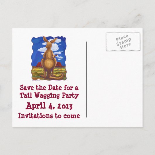 カンガルーパーティーセンター 案内ポストカード (裏面)