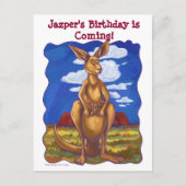 カンガルーパーティーセンター 案内ポストカード (正面)