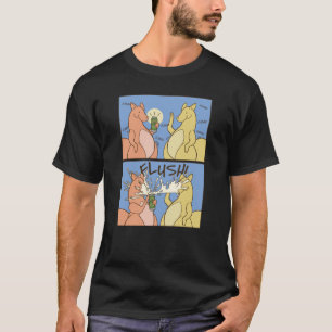 カンガルービおもしろいア漫画 Tシャツ