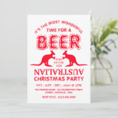 カンガルービール、オーストラリアのクリスマスパーティー 招待状 (スタンド正面)