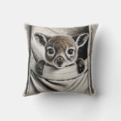 カンガルーピロー、かわいいベビージョーイデザイン クッション (裏面)