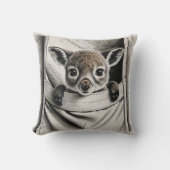 カンガルーピロー、かわいいベビージョーイデザイン クッション (正面)