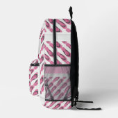 カンガルーピンクビーチサンダルキッズ プリントバックパック (右)