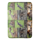 カンガルーフォトコラージュ、 バスマット (正面縦)