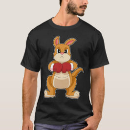 カンガルーボクサーボクシング手袋ボクシング Tシャツ