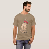 カンガルーボクサーボクシング手袋ボクシング Tシャツ (正面フル)