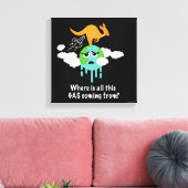 カンガルーメタンファルト キャンバスプリント (インサイチュ (リビング))