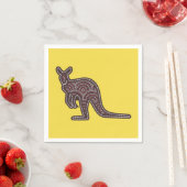 カンガルーモザイク スタンダードカクテルナプキン (インサイチュ)