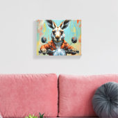 カンガルーモトサイクルキャンバスアート キャンバスプリント (インサイチュ (リビング))