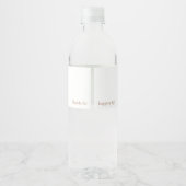 カンガルーモンミーとベビーオンイエローパターン ペットボトルラベル (裏面)