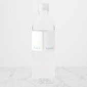 カンガルーモンミーとベビージョーイブルーシャワー ペットボトルラベル (裏面)