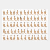 カンガルーラッピング紙シート ラッピングペーパーシート (正面3)