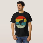 カンガルーレトロヴィンテージシルエット70s tシャツ (正面フル)