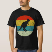 カンガルーレトロヴィンテージシルエット70s tシャツ (正面)