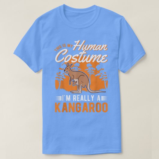 カンガルー人間の衣装ハロウィンカンガルー5801 Tシャツ (デザイン正面)