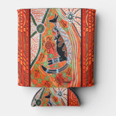 カンガルー夢を見るオリジナルビール/缶ホルダー 缶クーラー (正面)