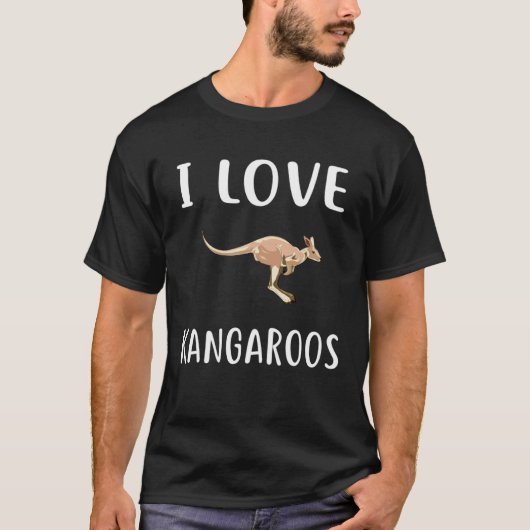 カンガルー大好き Tシャツ (正面)