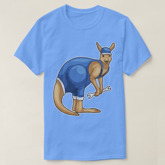 カンガルー整備士ツール Tシャツ (デザイン正面)