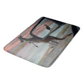 カンガルー海辺の風が幻想アートを吹き飛ばす バスマット (アングル)