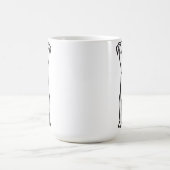 カンガルー犬の漫画 コーヒーマグカップ (中央)