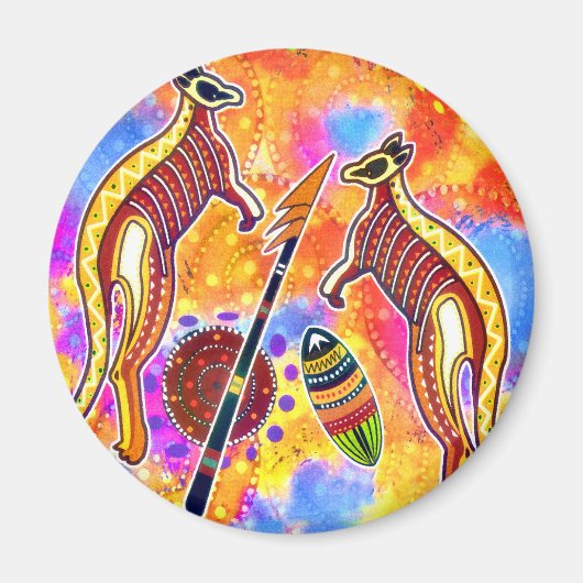 カンガルー磁石 マグネット (正面)