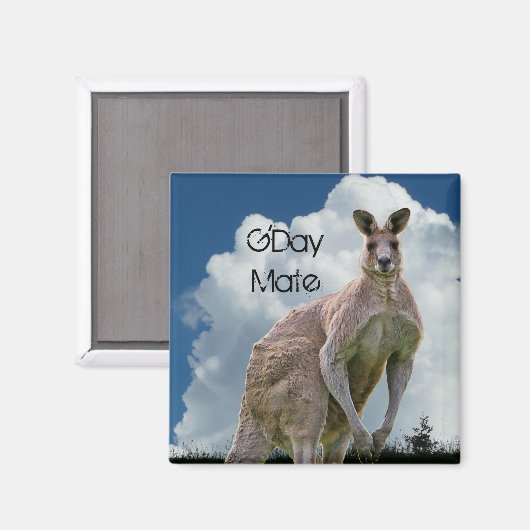 カンガルー磁石 マグネット (正面/裏面)