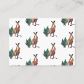 カンガルー美術、強大、標準マット 名刺 (裏面)