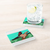 カンガルー跳び ガラスコースター (アングル)