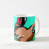 カンガルー跳び コーヒーマグカップ (正面右)