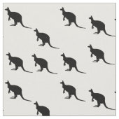 カンガルー輪郭 ファブリック (クローズアップ)