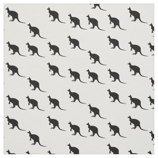 カンガルー輪郭 ファブリック (見本)