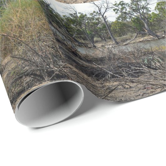 カンガルー、その間にビラボンで ラッピングペーパー (ロールコーナー)