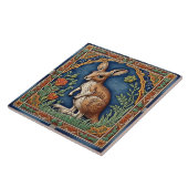 カンガルー – アート&クラフツ陶芸タイル タイル (側面)