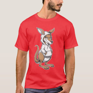 カンガルー オーストラリアの動物 友達 Tシャツ