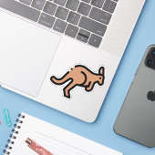 カンガルー シール (ノートパソコンとiPhone)