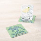 カンガルー スクエアペーパーコースター (インサイチュ)