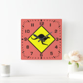 カンガルー スクエア壁時計 (ホーム)