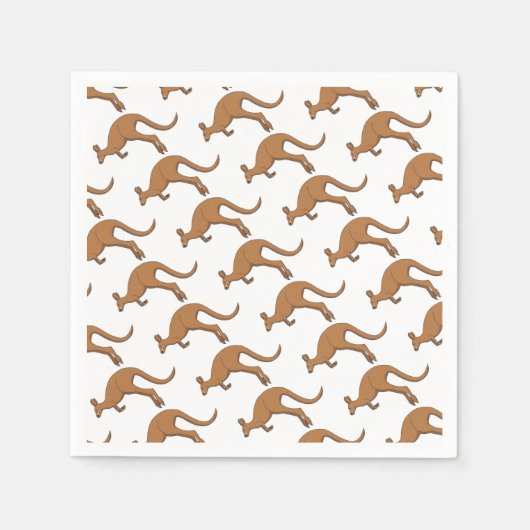 カンガルー スタンダードカクテルナプキン (正面)