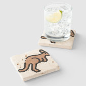 カンガルー ストーンコースター (横)