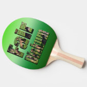 カンガルー・フェア・ディンカム・ロゴ、 卓球ラケット (横)