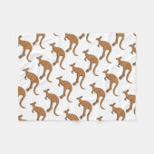 カンガルー フリースブランケット (正面(横))