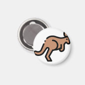 カンガルー マグネット (正面/裏面)