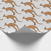 カンガルー ラッピングペーパー (角)